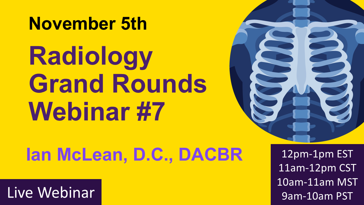 Palmer Online: #7 Radiology Grand Rounds Webinar - 2026